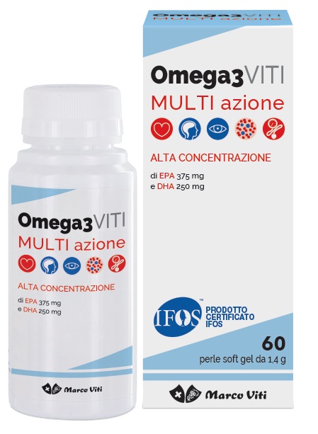 VITI OMEGA3 MULTIAZIONE 60 PERLE - Farmacia Mastrangelo 