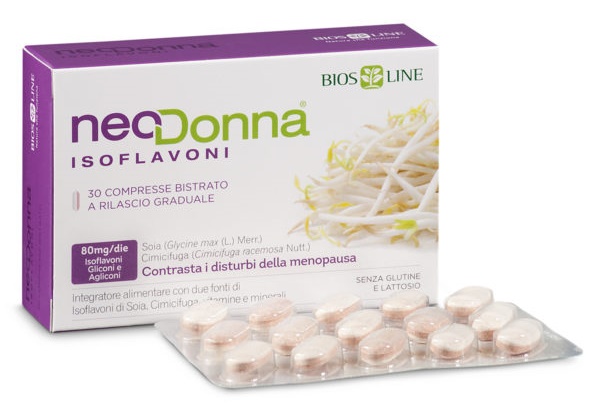 BIOSLINE NEODONNA ISOFLAVONI 60 COMPRESSE - Farmacia Mastrangelo 