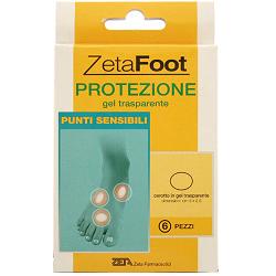 ZETAFOOT GEL TRASP PUNTI SENSIB 6PZ - Farmacia Mastrangelo 