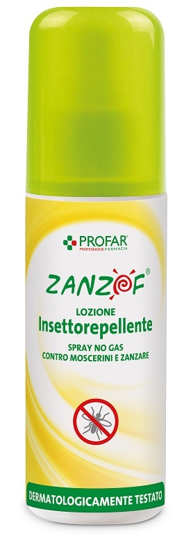 ZANZOF LOZIONE INSETTOREPELLENTE SPRAY DEET 9% 100 ML PROFAR - Farmacia Mastrangelo 