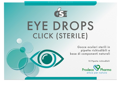 GSE EYE DROPS CLICK GOCCE OCULARI 10 PIPETTE 0,5 ML - Farmacia Mastrangelo 