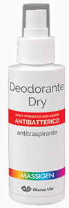 MASSIGEN DETERGENZA DEODORANTE DRY CON ANTIBATTERICO 100 ML - Farmacia Mastrangelo 