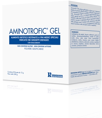AMINOTROFIC GEL ALIMENTO DIETETICO A FINI MEDICI SPECIALI 20 BUSTINE 12 G - Farmacia Mastrangelo 