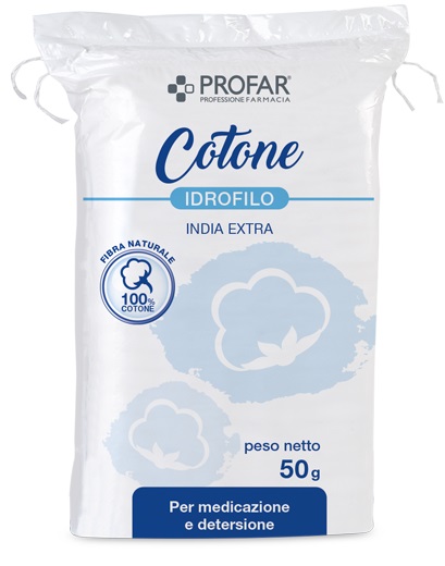 COTONE IDROFILO PROFAR INDIA EXTRA 50G - Farmacia Mastrangelo 