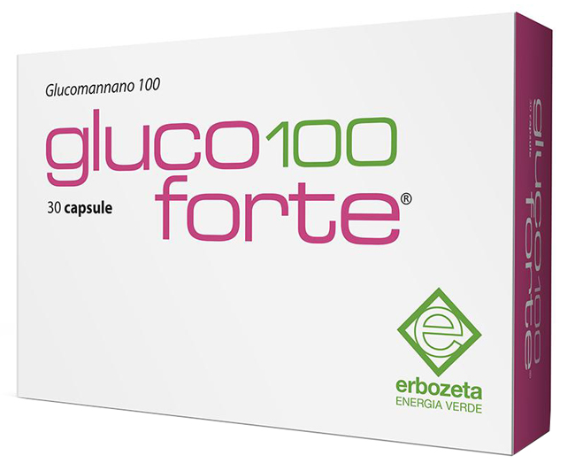 GLUCO 100 FORTE GLUCOMANNANO 100 30 CAPSULE DA 900 MG - Farmacia Mastrangelo 