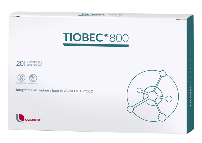 TIOBEC 800 20 COMPRESSE FAST-SLOW 36 G - Farmacia Mastrangelo 