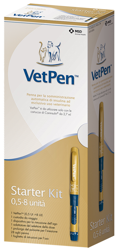CANINSULIN VET PEN 8 UI STARTER KIT - Farmacia Mastrangelo 