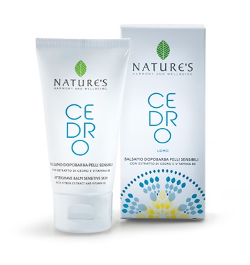NATURE'S CEDRO UOMO BALSAMO DOPOBARBA PELLI SENSIBILI 75 ML - Farmacia Mastrangelo 