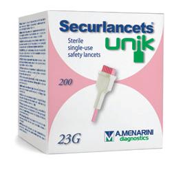 LANCETTE PUNGIDITO SECURLANCETS UNIK GAUGE 23 200 PEZZI - Farmacia Mastrangelo 