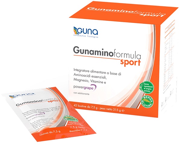 GUNAMINOFORMULA SPORT 42 BUSTE 315 G - Farmacia Mastrangelo 