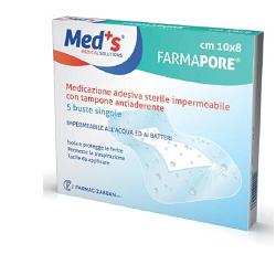 MEDICAZIONE MEDS PORE ADESIVA IMPERMEABILE 5X7CM 5 PEZZI - Farmacia Mastrangelo 