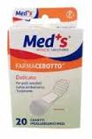 CEROTTO MEDS STRIP DELICATO TESSUTO NON TESSUTO MEDIO 20 PEZZI - Farmacia Mastrangelo 
