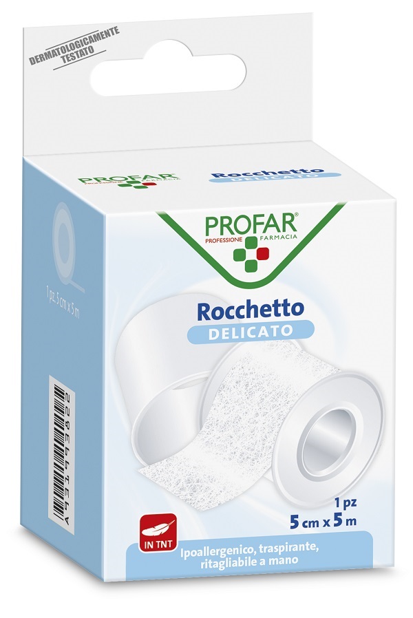 CEROTTO ROCCHETTO TESSUTO NON TESSUTO DELICATO CM 5X5 M PROFAR - Farmacia Mastrangelo 