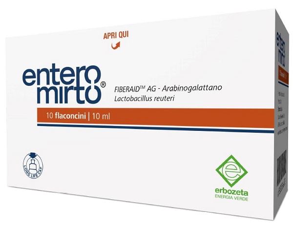 ENTERO MIRTO 10 FLACONCINI DA 10 ML - Farmacia Mastrangelo 