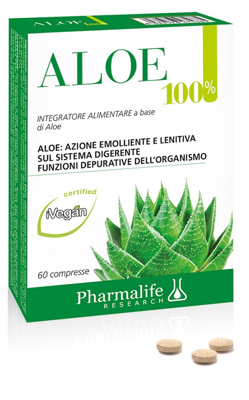 ALOE 100% 60 COMPRESSE - Farmacia Mastrangelo 