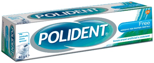 POLIDENT FREE ADESIVO PER PROTESI DENTARIA 40 G - Farmacia Mastrangelo 