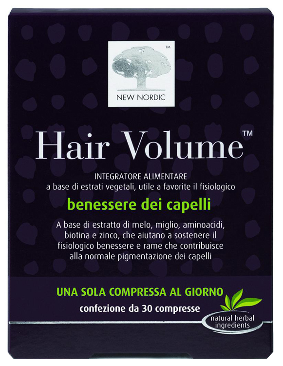 HAIR VOLUME INTEGRATORE ALIMENTARE BLISTER 30 COMPRESSE - Farmacia Mastrangelo 