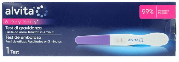 TEST DI GRAVIDANZA PRECOCE ALVITA 1 PEZZO - Farmacia Mastrangelo 