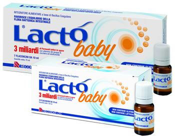 LACTO BABY 12 FLACONCINI 3 MILIARDI 10 ML - Farmacia Mastrangelo 