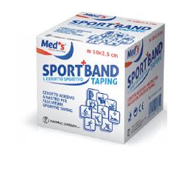CEROTTO MEDS TELA BIANCA SPORTIVO 1000X2,5 CM - Farmacia Mastrangelo 