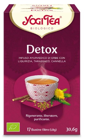 YOGI TEA DETOX BIO 30,6 G - Farmacia Mastrangelo 