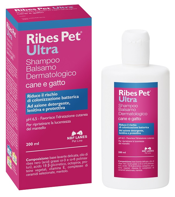 RIBES PET ULTRA SHAMPOO DERMATOLOGICO FLACONE 200 ML - Farmacia Mastrangelo 