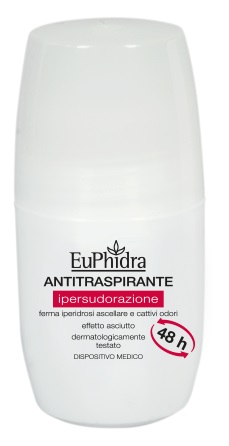 EUPHIDRA DEODORANTE IN EMULSIONE IN FLACONE ROLL-ON CON ASTUCCIO ANTITRASPIRANTE 50 ML - Farmacia Mastrangelo 
