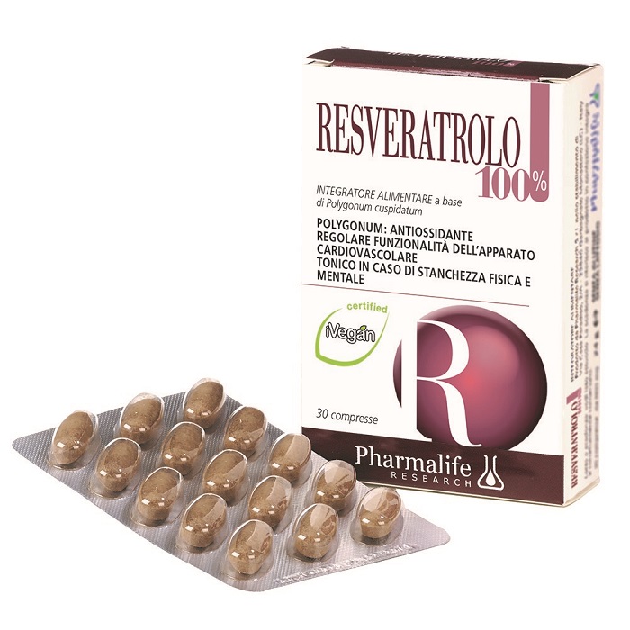 RESVERATROLO 100% 30 COMPRESSE - Farmacia Mastrangelo 