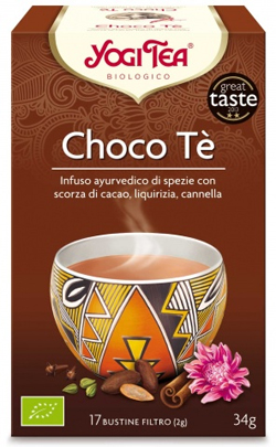 YOGI TEA CHOCO TE' BIOLOGICO 34 G - Farmacia Mastrangelo 