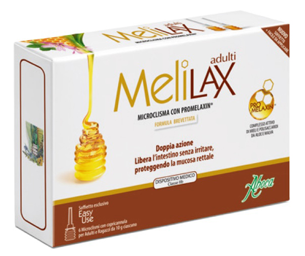 MELILAX ADULTI MICROCLISMI 6 PEZZI 10 G - Farmacia Mastrangelo 