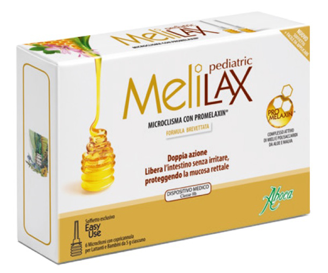 MELILAX PEDIATRIC MICROCLISMI 6 PEZZI 5 G - Farmacia Mastrangelo 
