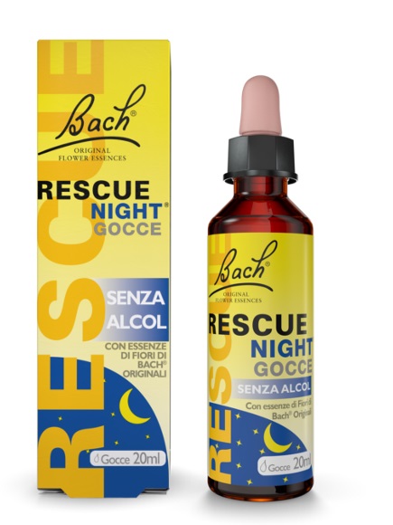 RESCUE ORIGINAL NIGHT SENZA ALCOL GOCCE 20 ML - Farmacia Mastrangelo 
