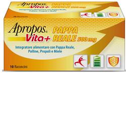 APROPOS VITA+ PAPPA REALE 500 MG 10 FLACONCINI 10 ML - Farmacia Mastrangelo 