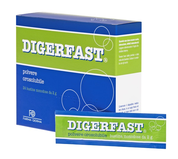 DIGERFAST POLVERE 24 BUSTINE MONODOSE 2 G - Farmacia Mastrangelo 