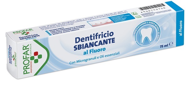 DENTIFRICIO SBIANCANTE 75 ML PROFAR - Farmacia Mastrangelo 