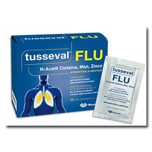 TUSSEVAL FLU 12 BUSTINE SOLUBILI - Farmacia Mastrangelo 