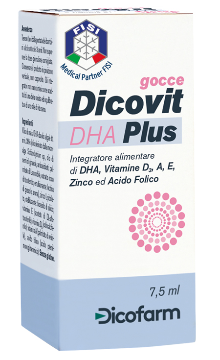 DICOVIT DHA PLUS 7,5 ML - Farmacia Mastrangelo 