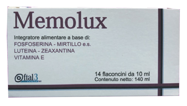 MEMOLUX 14 FLACONCINI 10 ML - Farmacia Mastrangelo 