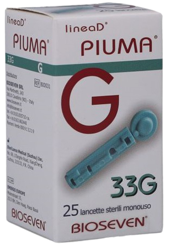 LANCETTE PUNGIDITO LINEA D PIUMA GAUGE 33 25 PEZZI - Farmacia Mastrangelo 