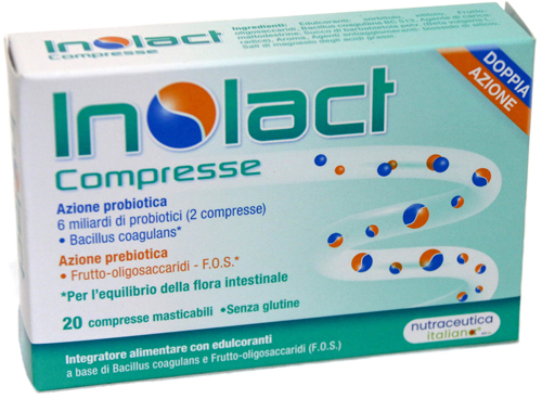 INOLACT 20 COMPRESSE MASTICABILI - Farmacia Mastrangelo 