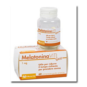 MELATONINA VITI FAST 1MG 60 COMPRESSE GUSTO ARANCIA - Farmacia Mastrangelo 