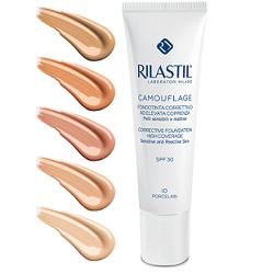 RILASTIL CAMOUFLAGE FONDOTINTA CORRETTIVO FLUIDO ELEVATA COPRENZA 50 30 ML - Farmacia Mastrangelo 