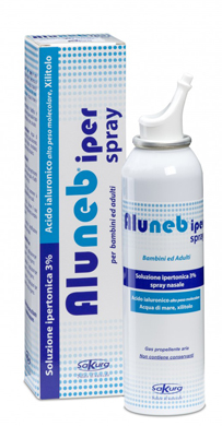 ALUNEB SOLUZIONE IPERTONICA 3% SPRAY NASALE 125 ML - Farmacia Mastrangelo 