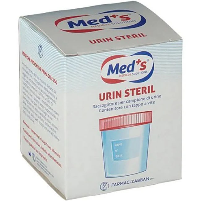 CONTENITORE MEDS URINA STERILE SOTTOVUOTO 120 ML - Farmacia Mastrangelo 