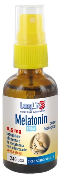 LONGLIFE MELATONIN SPRAY 0,5MG 30 ML - Farmacia Mastrangelo 