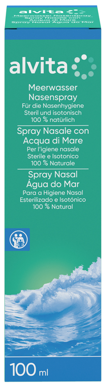 SPRAY NASALE ALVITA CON ACQUA DI MARE 100 ML - Farmacia Mastrangelo 