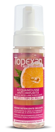 NEW TOPEXAN ACQUA MOUSSE ANTIMPURITA' 170 ML - Farmacia Mastrangelo 