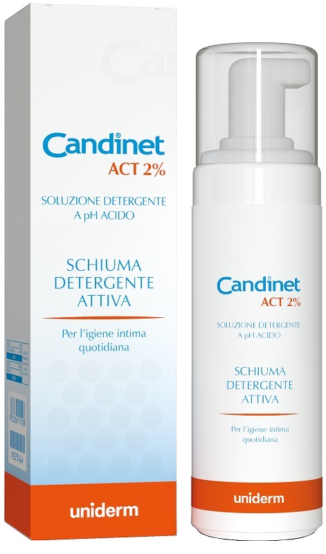 CANDINET ACT 2% SCHIUMA DETERGENTE ATTIVA 150 ML - Farmacia Mastrangelo 