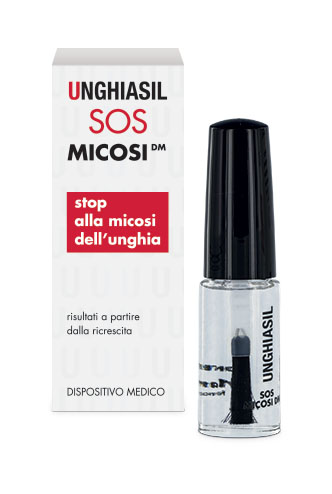 ANTIMICOTICO UNGHIASIL SOS MICOSI IN FLACONE DI VETRO 5 ML CON PENNELLO APPLICATORE + ASTUCCIO - Farmacia Mastrangelo 