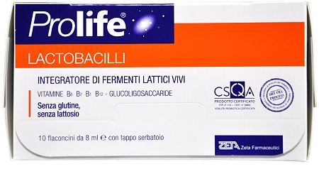 PROLIFE LACTOBACILLI 10 FLACONCINI 8 ML - Farmacia Mastrangelo 
